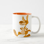 Tasse mignonne de kangourou de danse de bande dess tasses