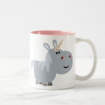Tasse mignonne de licorne de bande dessinée d'Unsc tasses