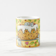 Tasse mignonne de vacances d'illustration de souri