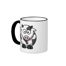 Tasse mignonne de vache