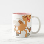 Tasse mignonne d'Envoler-Chameau de bande dessinée
