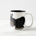 Tasse mignonne d'impasse de poneys de bande dessin tasses