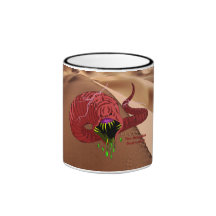 Tasse mongole de ver de la mort