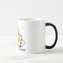 Tasse Morphing 11oz * réveillez-vous avec un souri