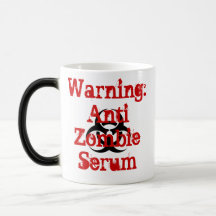 Tasse Morphing d'anti sérum de zombi
