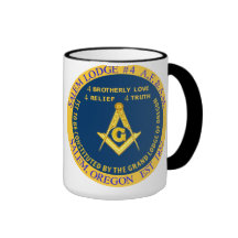 Tasse noire de no. 4 de loge de Salem