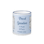 Tasse personnalisée par bébé fier de grand-maman n