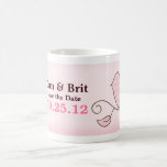 Tasse PERSONNALISÉE par OISEAU ROSE À LA MODE de F tasses