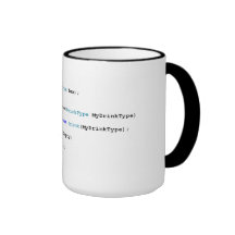 Tasse pointue de thé de programmeurs de C