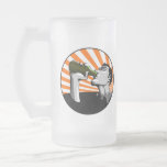 Tasse potable de bière de style de propagande