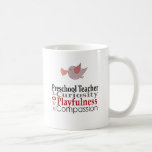 Tasse préscolaire de professeurs