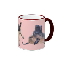 tasse puppy malinois rose