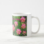 Tasse rose de fleurs sauvages du Texas