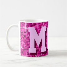 Tasse rose de "MAMAN" de tape-à-l'oeil