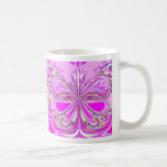 Tasse rose de papillon par M.Light