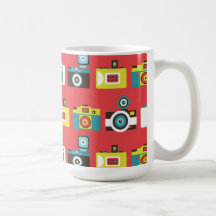 Tasse (rouge) d'appareils-photo de jouet