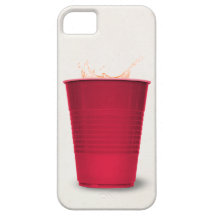 tasse rouge de partie avec la boisson coques Case-Mate iPhone 5