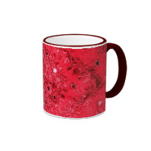 tasse rouge d'impression