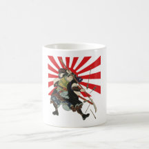 Tasse samouraï de drapeau