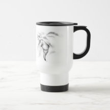 Tasse sauvage de cheval blanc