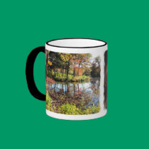 Tasse sereine de ~ de réflexions tasses