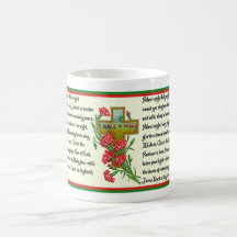 Tasse silencieuse de chant de Noël de nuit. avec d