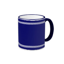 Tasse simple de bleu marine
