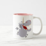 Tasse Toothy mignonne de licorne de bande dessinée tasses
