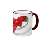 Tasse tordue de piments