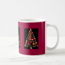 Tasse triple d'arbre de Noël de bijou