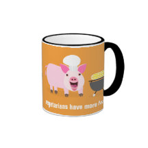 Tasse végétarienne de porc
