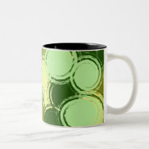 Tasse verte de cercle d'amusement