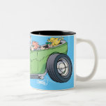 Tasse verte de hot rod