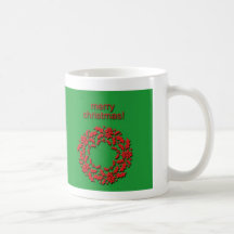 Tasse verte de Noël