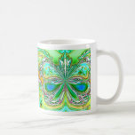 Tasse verte et bleue de papillon par M.Light