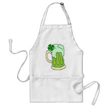 Tasse verte tablier