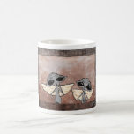 Tasse victorienne d'aliens