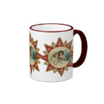 Tasse victorienne de Noël d'anges