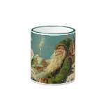 Tasse victorienne de Noël de Père Noël