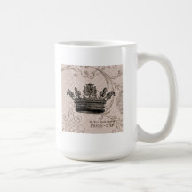 Tasse vintage de couronne…