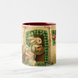 Tasse vintage de la livraison d'oeuf de pâques