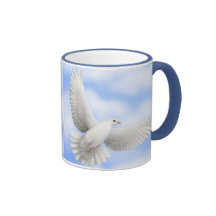 Tasse volante de colombe