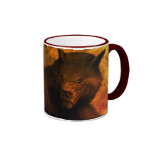 Tasses de buste de loup-garou