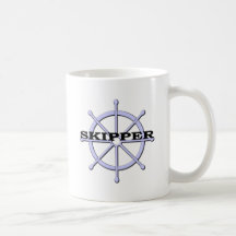 Tasses de roue de bateau de capitaine