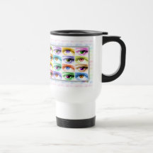 Tasses de voyage - yeux d'art de bruit