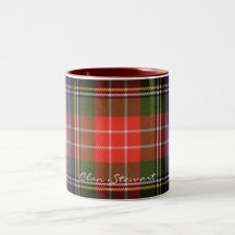 Tasses écossaises de concepteur de tartan de Stewa