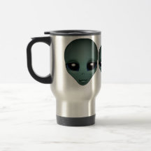 Tasses extraterrestres grises de tasse étrangère e