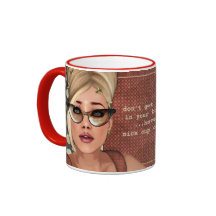 Tasses faites sur commande chics de ruche de Belin