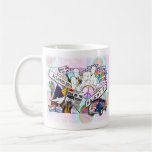 Tasses hippies et tasses de rétros années '60