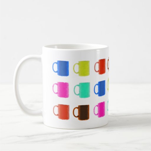 Tasses multicolores